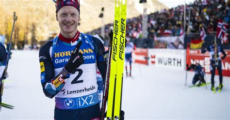 Biathlon Coupe Du Monde Lenzerheide Johannes Boe Pour La Victoire