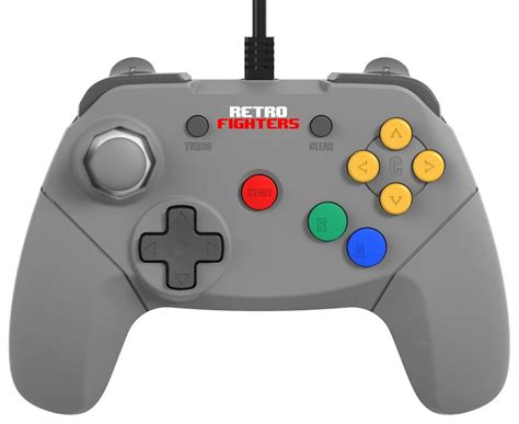 Retro Fighters Next Gen N64 Brawler64 Wired Gamepad - Grey - Nintendo ...