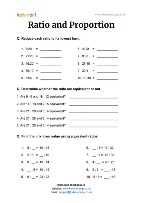 Ratios Rates And Proportions Worksheet