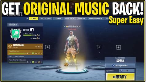 Fortnite og lobby music download