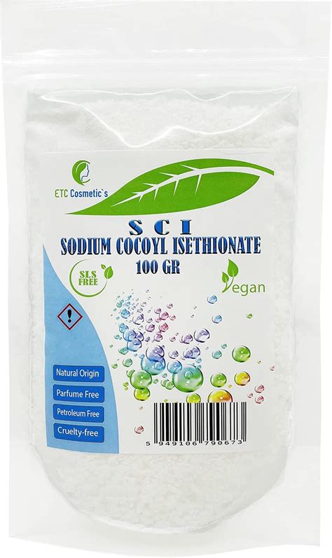 Sodium cocoyl isethionate SCI 100 200 300 Gr utilisé dans diverses