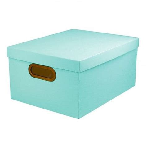 Caixa Organizadora Box M Dia Estampada Linho Serena Verde Pastel Dello