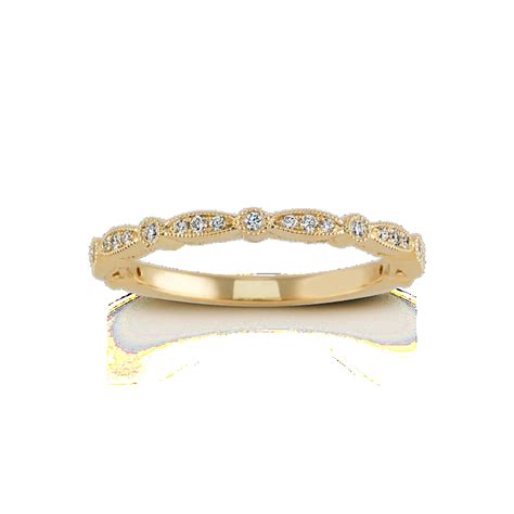 Vintage 14k Yellow Gold Wedding Band Shane Co