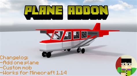 Plane Addon V Rmplaysmc Yt Version Bedrock Minecraft Mod