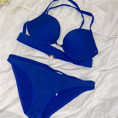 Abercrombie Fitch Royal Blue Bikini Set Gem