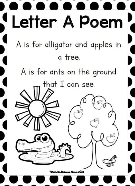 Early Learner Abc Alphabet Poem Letter Identification Readers Theater