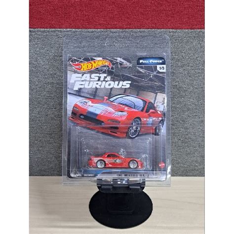 Jual Hot Wheels Mazda RX7 Fast And Furious Full Force Free Protect Shopee Indonesia