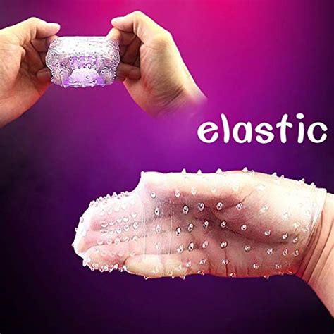 Sandywident 5pcs Adult Sex Fun Elastic Rubber Reusable Condoms Adult Couples Toy Sex Extender