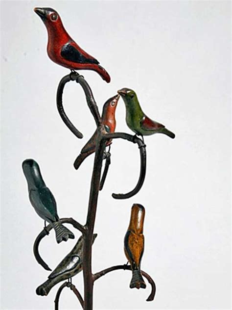 Folk Art Bird Tree Folk Art Folk Art American Folk Art Bird Tree