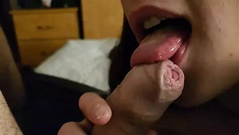 Licking And Teasing Uncut Cock Seduce Blowjob Porn Feat Mimiandevan