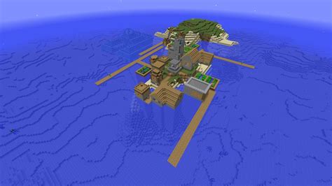 Probably the best Survival Island seed : Minecraft