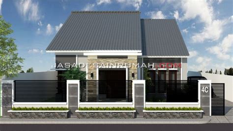 Desain Rumah Simple Modern Atap Pelana di Jambi | Jasa Desain RumahJasa