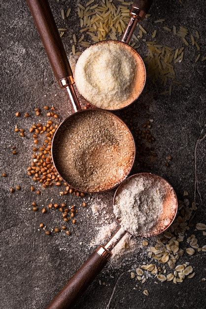 Premium Photo Assortment Of Different Gluten Free Alternative Flour