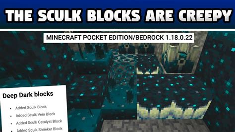 Minecraft Sculk Blocks Are Here Deep Dark City Features