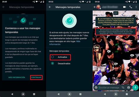 Activar Mensajes Temporales Whatsapp Gu A Completa