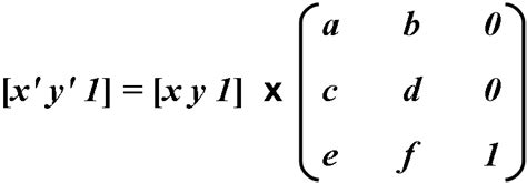 Transfomation Matrix