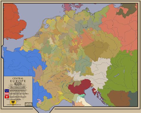 Map Of Central Europe – Topographic Map of Usa with States