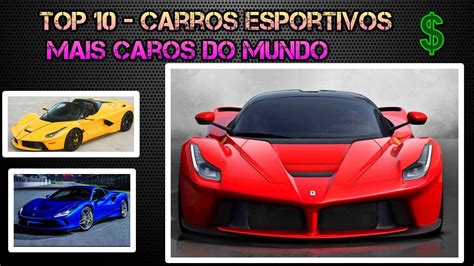 Top Carros Esportivos Mais Caros Do Mundo Youtube