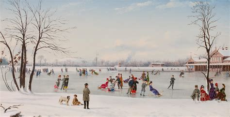 Lot Conrad Wise Chapman American 1842 1910 Skating On The Bois Du