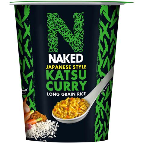 Naked Japanese Style Chicken Katsu Curry Rice Pot 78g Wilko
