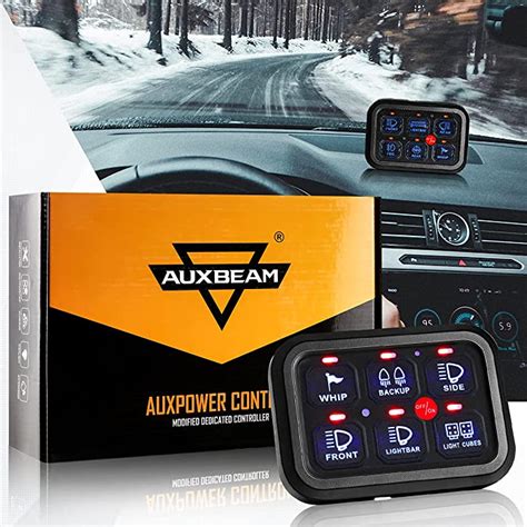 Buy Auxbeam Gang Switch Panel Bc Universal Circuit Control Relay