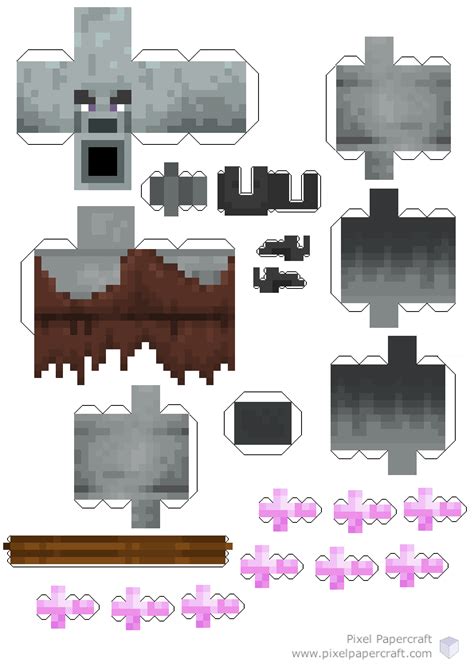 Skeleton Minecraft Papercraft Free Printable Papercraft 54 OFF