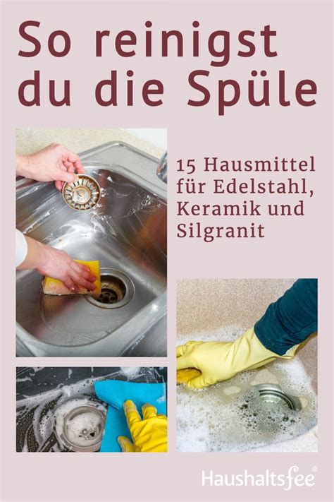 Sp Le Reinigen Hausmittel F R Edelstahl Silgranit Und Keramik