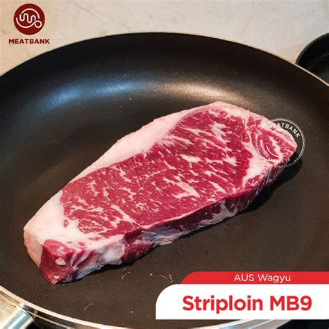 Promo Meatbank Striploin Wagyu Mb Daging Aussie Beef Bbq Steak Sirloin