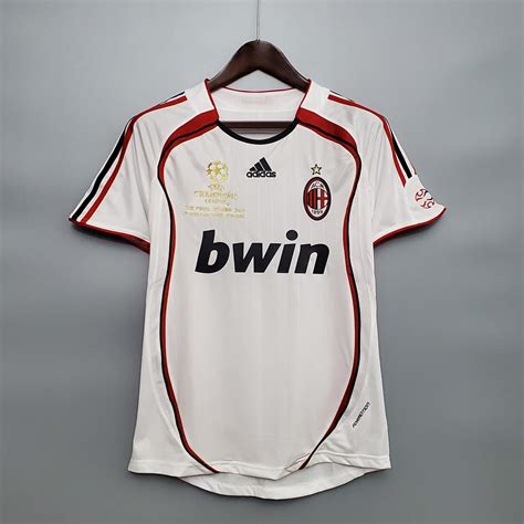 S Rie Esta O Do Jogo Uma Camisa De Futebol Ac Milan Away Jersey