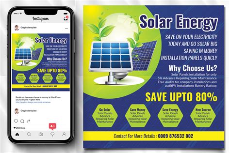 Solar Panel Energy Installation Poster Graphic By Leza Sam Creative