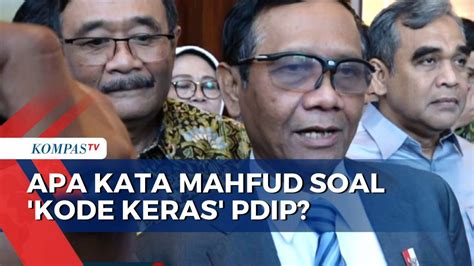 Dapat Kode Keras Dari Pantun Apa Respons Mahfud Md Soal Peluang Jadi