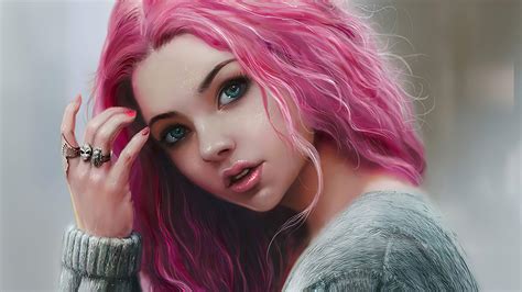 Pink Hair Wallpapers Top Free Pink Hair Backgrounds Wallpaperaccess