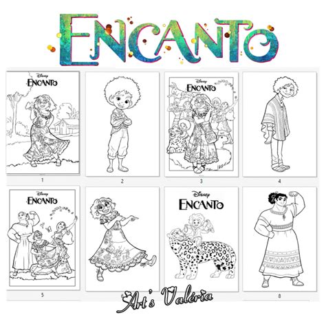 Desenho Do Encanto Disney Para Colorir E Imprimir