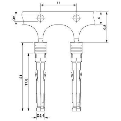 Концевой стопор E/UK 1201442 Phoenix Contact, купить недорого с доставкой