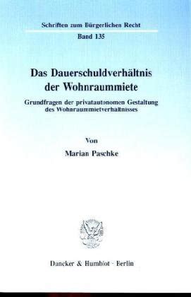 Das Dauerschuldverhaeltnis der Wohnraummiete感想レビュー 読書メーター