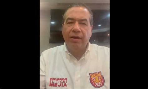 Ricardo Mejía Berdeja Pase lo que pase el tigre sigue firme Voy a