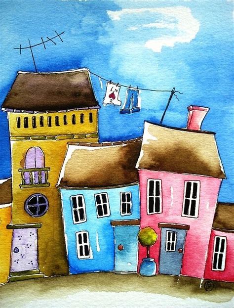 Pin By Lydia Van Alsenoy On Whimsical Watercolor Art Whimsical Art