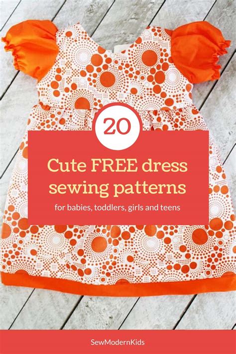 60 Free Girls Dress Sewing Patterns Sew Modern Kids