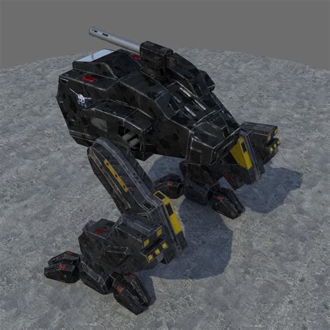 D Model Low Poly Rigged Mech Vr Ar Low Poly Rigged Cgtrader