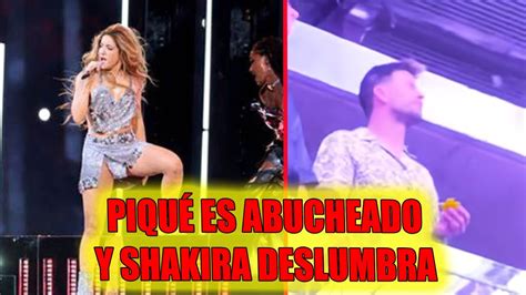 Abucheo Masivo A Piqu Y Clara Ch A En La Velada Shakira Deslumbra En