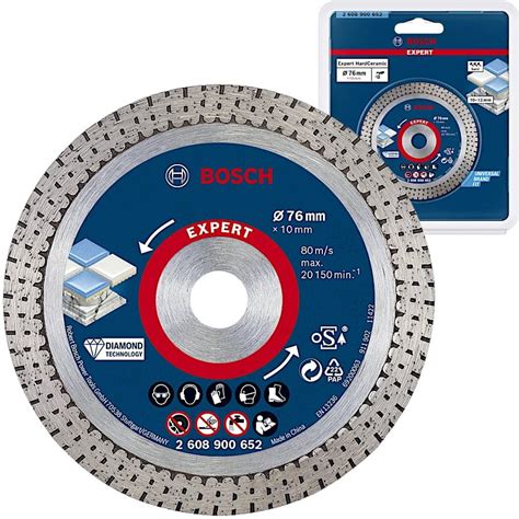 BOSCH GWS 12V 76 Szlifierka kątowa 12V 76mm Tarcza Expert HardCeramic