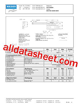 MK21M 1A66B 500W DE Datasheet PDF Meder Electronic