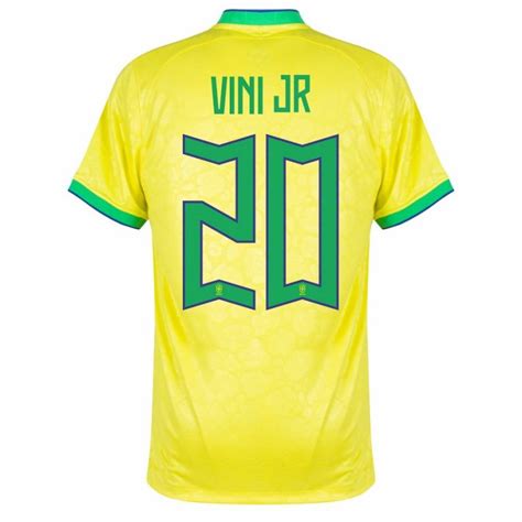 Brazil Home Jersey World Cup Vini Jr