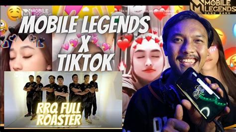 Cara Pasang Mobile Legends X Tiktok And Roaster Rrq Video Screen Ml Youtube