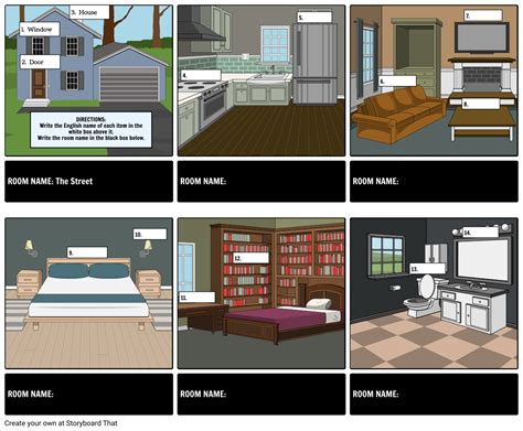 The House Storyboard Od Oliversmith