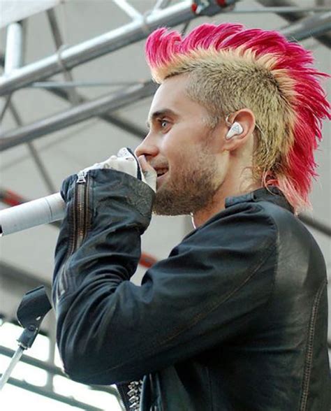 15 Upscale Punk Mohawk Hairstyles For Men Mens Hairstyle Tips Jared Leto Blonde Jared Leto