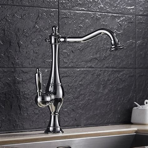 Free Shipping European Luxury Solid Brass Kitchen Sink Faucet With