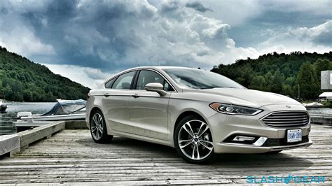 2017 Ford Fusion First Drive Mid Size Sedan Blurs Traditional Luxury