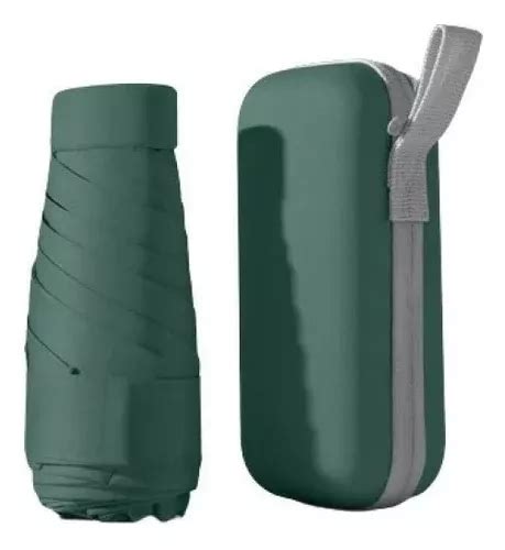 Bolsa Guarda chuva Mini Capsula De Bolso Portátil Anti uv Cor Verde