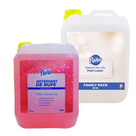 Pachet Promo 1x5L Detergent Lichid De Rufe Paiso Fresh Essence 1x5L